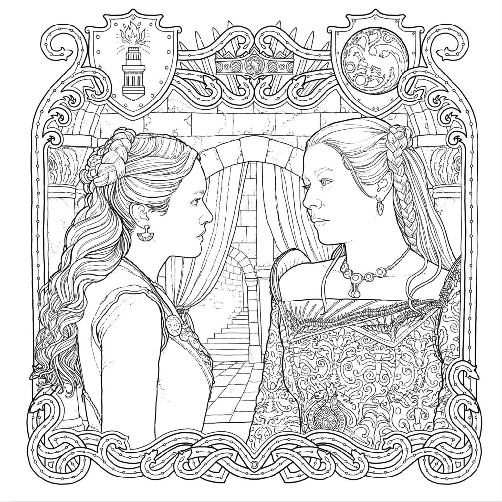 westerosorg's tweet photo. House of the Dragon: The Coloring Book – Free Download https://t.co/LbX3PWMW8v #grrm #notablog https://t.co/TytGRjFZSU