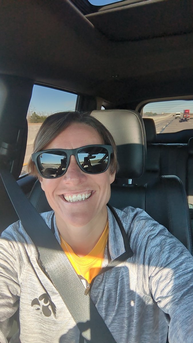 StanekWBB's tweet photo. Hawkeye fans are crazy and I'm one of them! Quick weekend getaway to the NCAA Women's Basketball Final Four Championship Game! #Cleveland #womensbasketball #GoHawks https://t.co/SlrEGvJ0sc