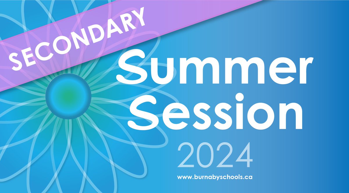 Wanting to register a high school student for Summer Session at #BurnabySchools? Registration for Secondary students begins TUESDAY, APRIL 9 at 10am. (Elementary registration starts on Tuesday, April 16.) Learn more and see the course offerings: ow.ly/sXIy50QSRQs