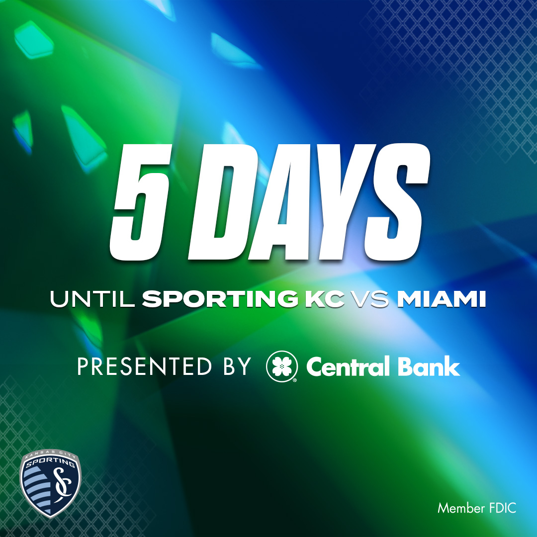 CentralBankMW's tweet photo. History will be made in ONLY FIVE DAYS when @sportingkc takes on Miami on April 13th at GEHA Field at Arrowhead Stadium. Central Bank is proud to be the presenting sponsor of the big match! #SportingCentral #SportingKC #SKCvsMIA https://t.co/tP7BkbNoWY