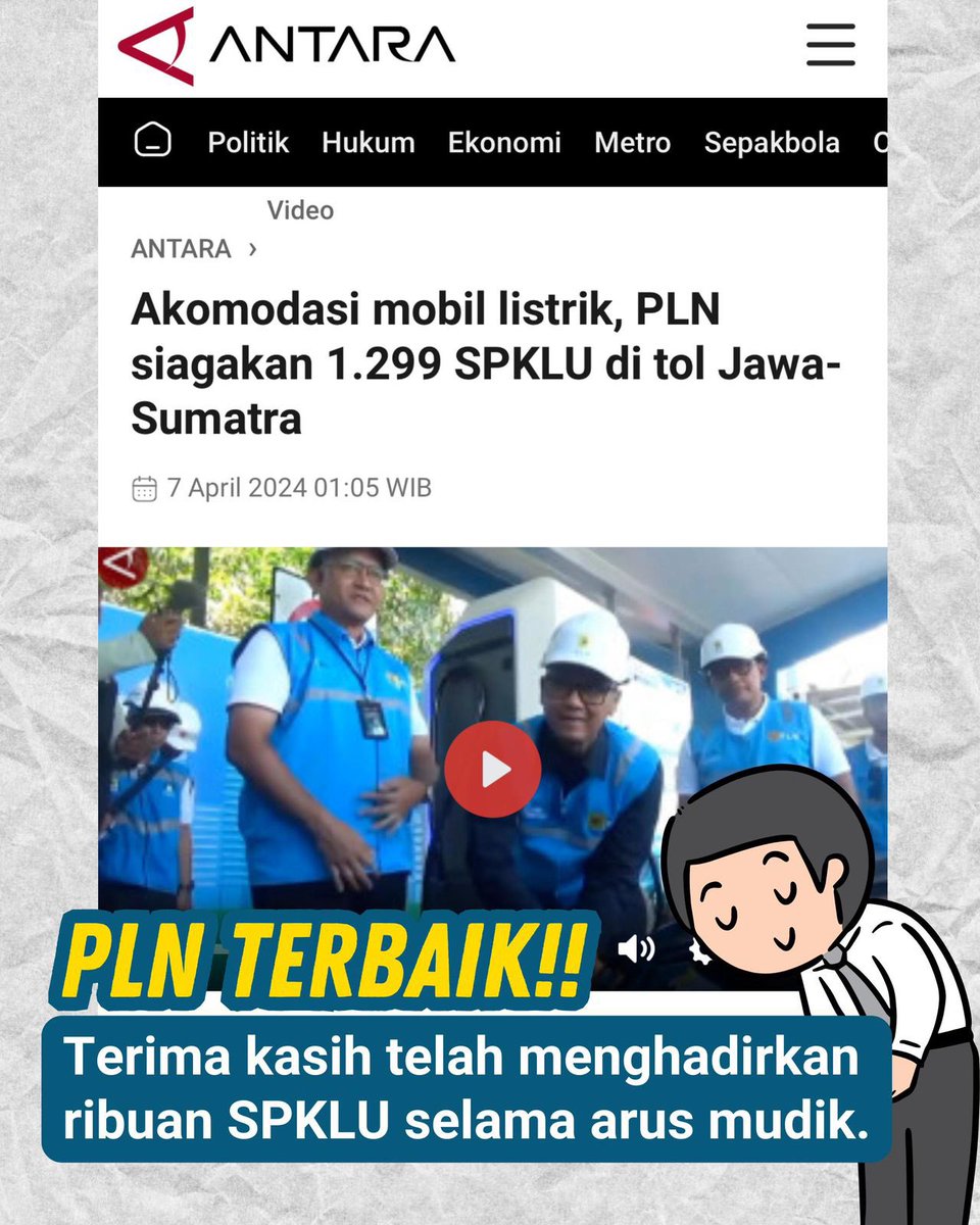 id_alterego's tweet photo. makin gampang nih mudik pake EV karena ada PLN
#MudikAsyikPLN https://t.co/3ijhV6wMrH