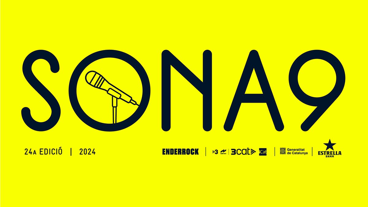 📢 La plataforma de la música emergent @sonanou busca noves propostes! Si tens un projecte musical i vols participar al #24Sona9, pots fer-ho fins al 12 de maig 💥 Més informació a 📲 sona9.cat