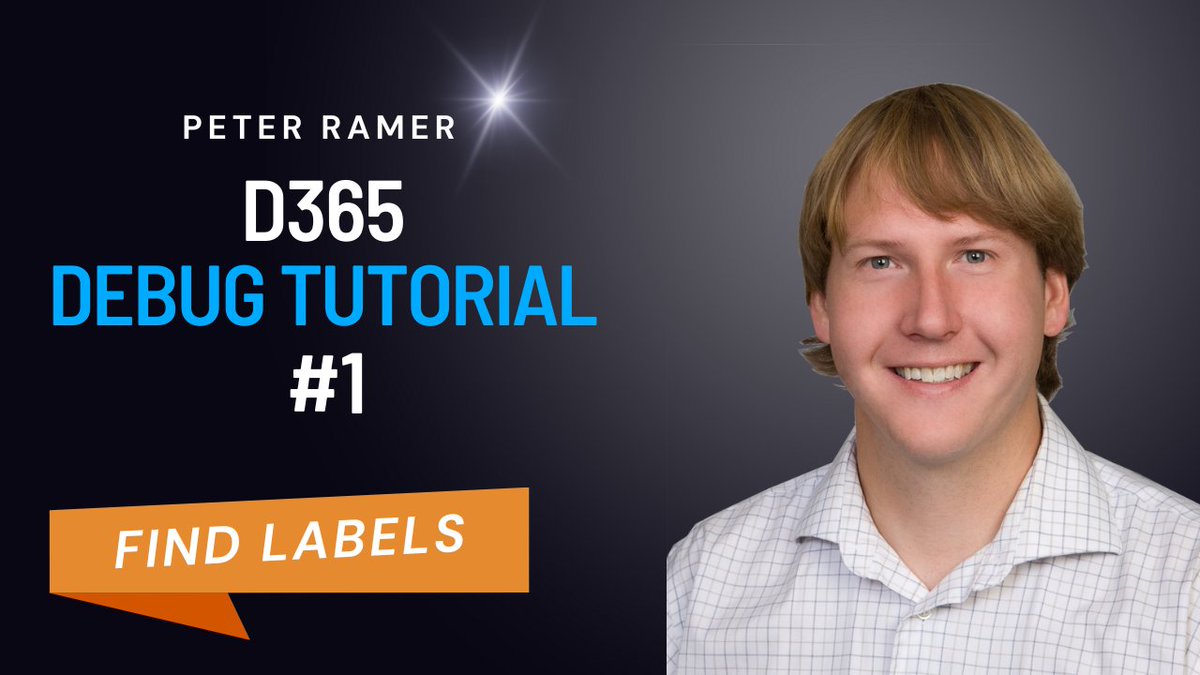 In this D365 debug tutorial, learn how to find the code causing an error message to show using Find Labels.
#Dynamics365 #Dynamics365Musings #MSDyn365 #MSDyn365Community #DYN365O #D365FO #Microsoft #d365ug #xppgroupies #D365 #FindLabel #FindAllReferences
dynamics365musings.com/d365-debug-tut…