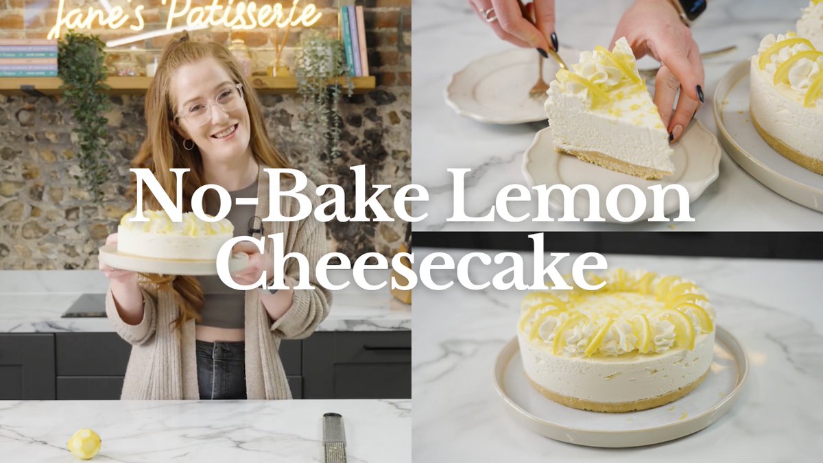 No-Bake Lemon Cheesecake 💛🍋 I thought this time on my youtube channel I’d go for another of my back to basics bakes and post my no-bake lemon cheesecake 😍 It’s so simple, so zingy and SO tasty! Watch the full video on youtube now! Watch here: youtu.be/ADc2BuJI85I