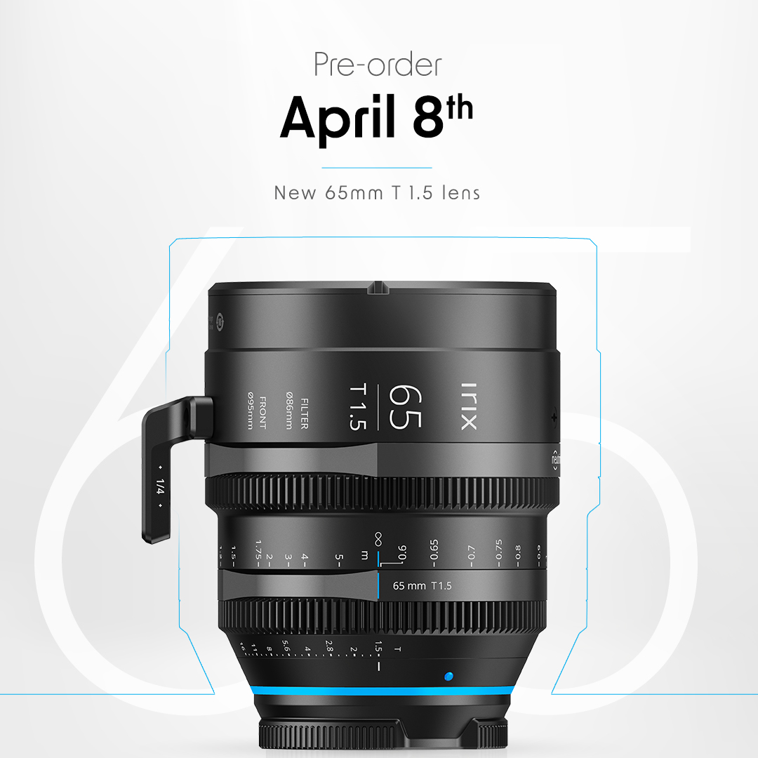 📽️ The Irix Cine 65mm T1.5 lens is finally available for pre-order! 
⁠
👀 Pre-order now to secure your spot and be among the first to receive your lens. Orders are expected to ship around the end of the month⁠
⁠
👉️ Pre-order the 65mm T1.5 here: irixusa.com/irix-cine-65mm…