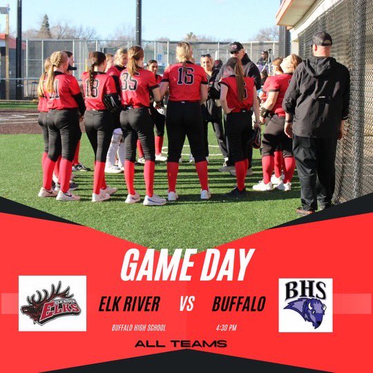 ERHS_SB2022's tweet photo. There is a big week infront of our elks! They will be playing 3 games this week! First off is buffalo! Come out and support your elks! If there is any changes, it will be sent out. https://t.co/kjiwc8FHTZ