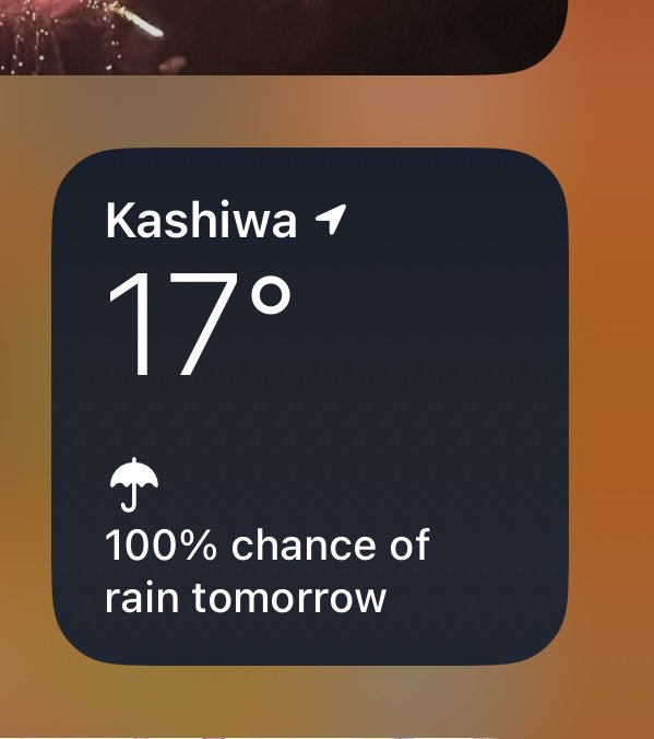 100% ? Since when the weather forecast got so cocky? 😆