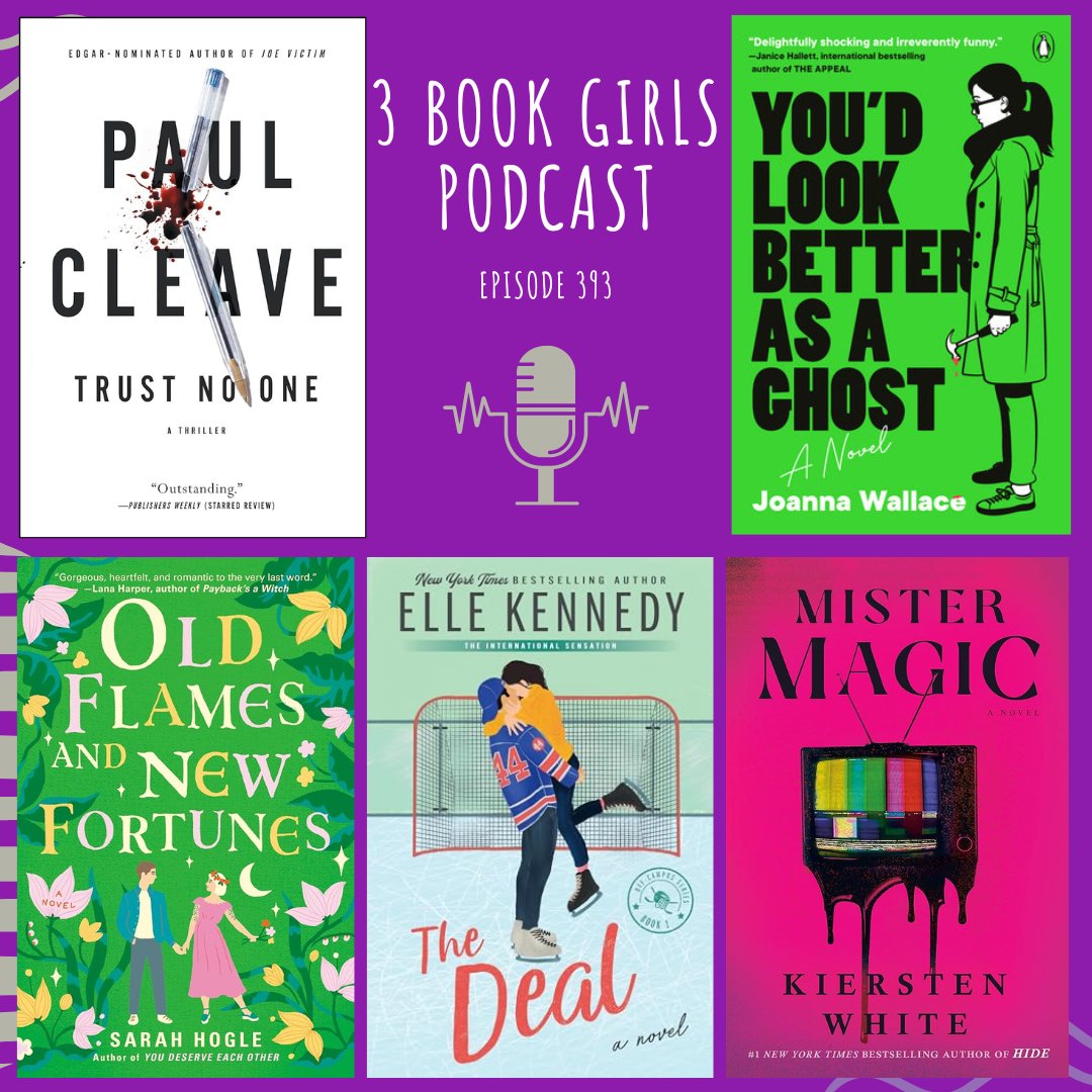 It's a full house of 5 Book Girls this week! Check out our reviews of books by @kierstenwhite @witchofthewords @paulcleave @jowallace author @ellekennedy #bookstagram #books #bookish #bookpodcast #bookreccomendations #bookreviews #bookrecs