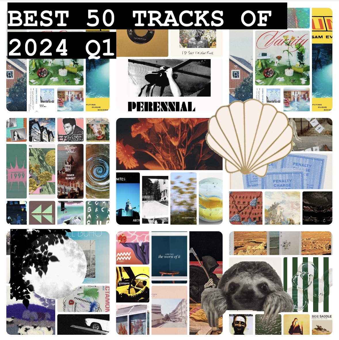 and now for our report on the BEST 50 TRACKS OF 2024 Q1 go to our site for our picks AND playlists⬇️ smallalbums.com/best-50-tracks