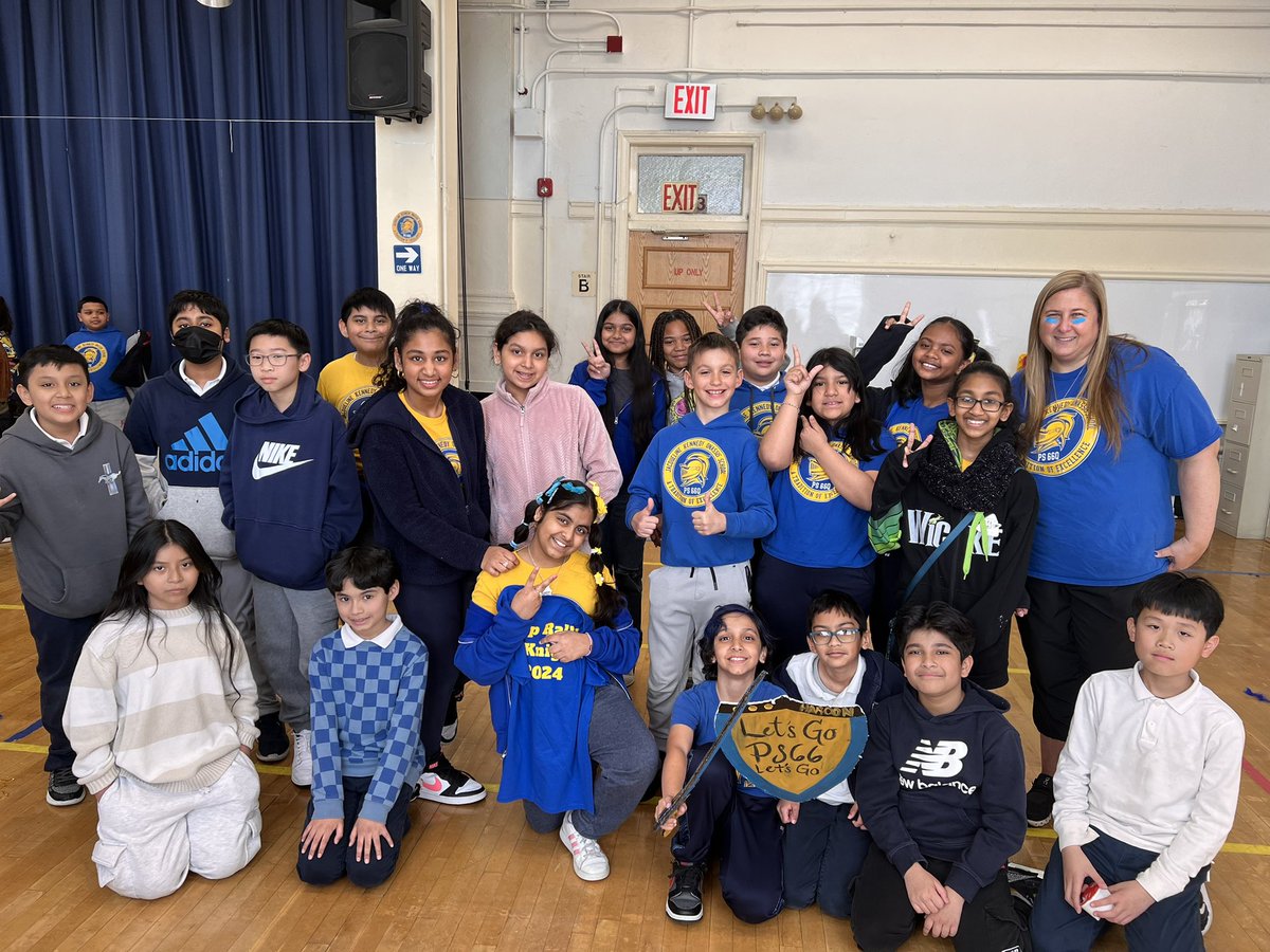 Thank you @kboro23 @501ps66 Ms. Ambrosio and Ms. LoMonte for such a fun pep rally! The 5th grade is ready to make @PS66JKO proud and rock our tests!