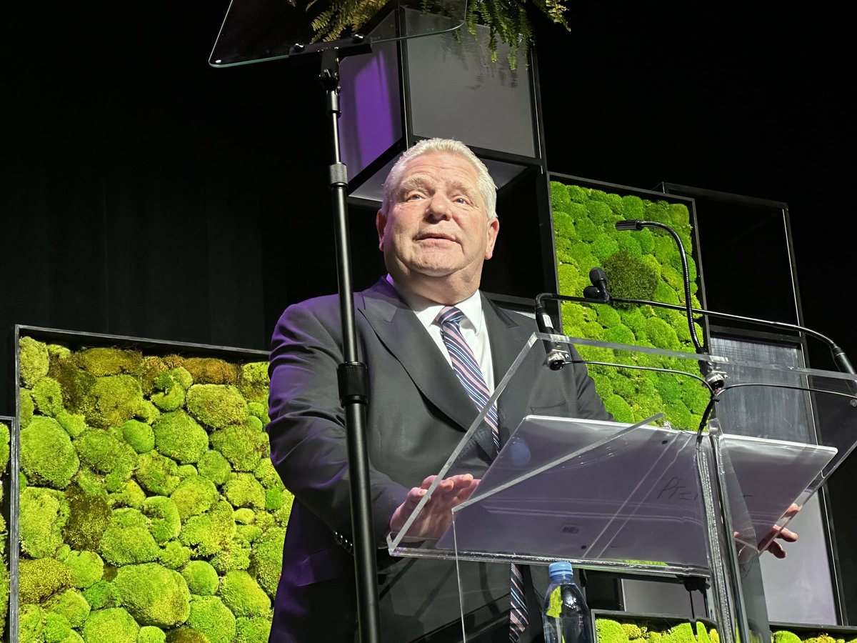 Ontario Premier Doug Ford providing opening remarks at RC Show at Enercare Centre in Toronto #RCShow #LevelUp
