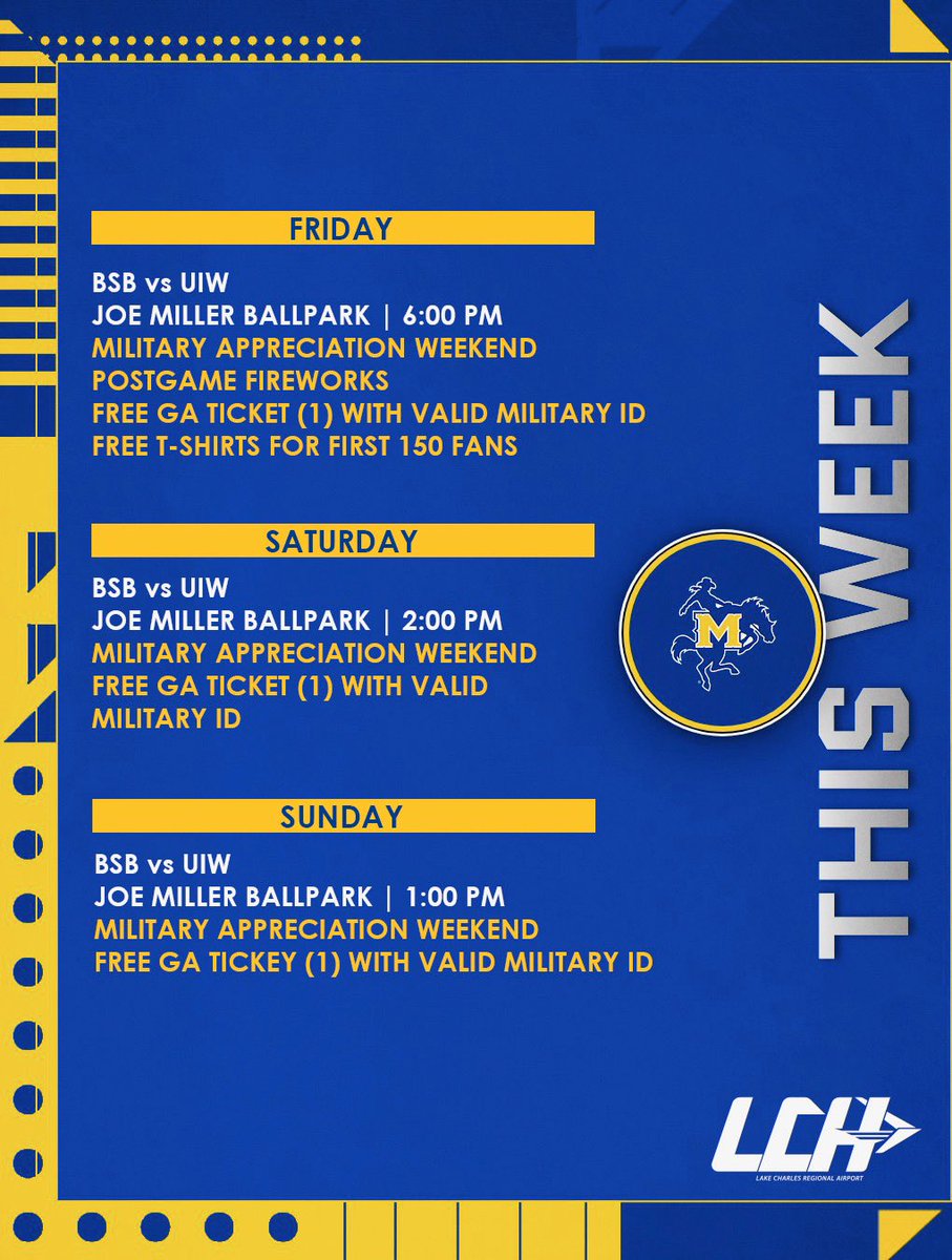Spend your weekend with the Cowboys 🤠 🎟️ bit.ly/3VQTZcK #GeauxPokes
