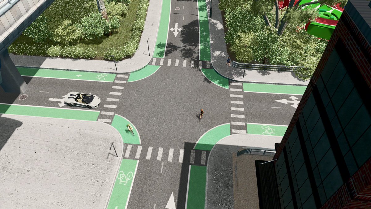 Hi guys, in CS1, if I remove the crosswolks with TM:PE, to redraw them with IMT, they are no longer used by pedestrians. How can I erase the pedestrian crossings created at each intersection (make them invisible) while keeping them active? #CitiesSkylines