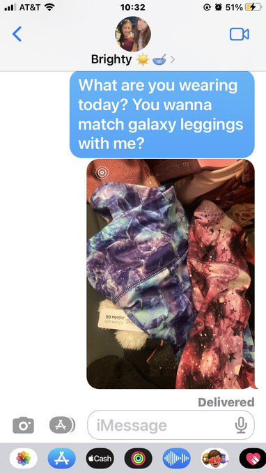Time to bust out the ole galaxy leggings from the 2010&rsquo;s @brightennn___ It&rsquo;s the tag for me tho #SolarEclipse2024<a href="/tag/solareclipse2024"class="tags"><span>#solareclipse2024</span></a>