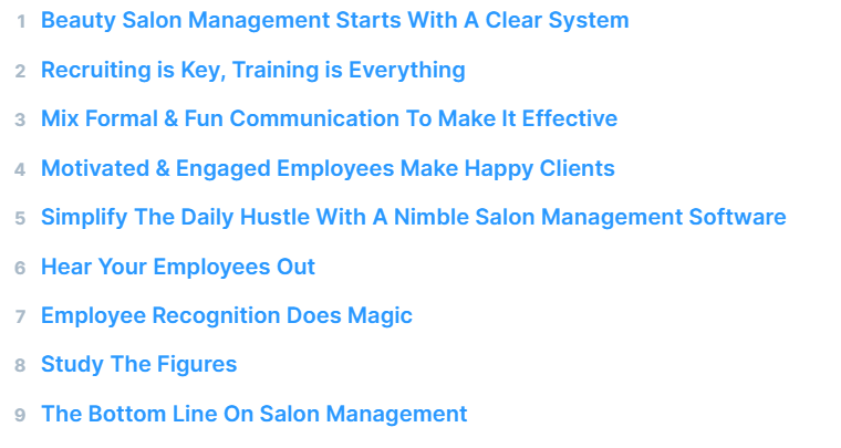 Monday Salon Biz Buzz: 8 Tips For Running a Successful Beauty Salon in 2024
It's only an 11minute read!
connecteam.com/8-tips-for-run…