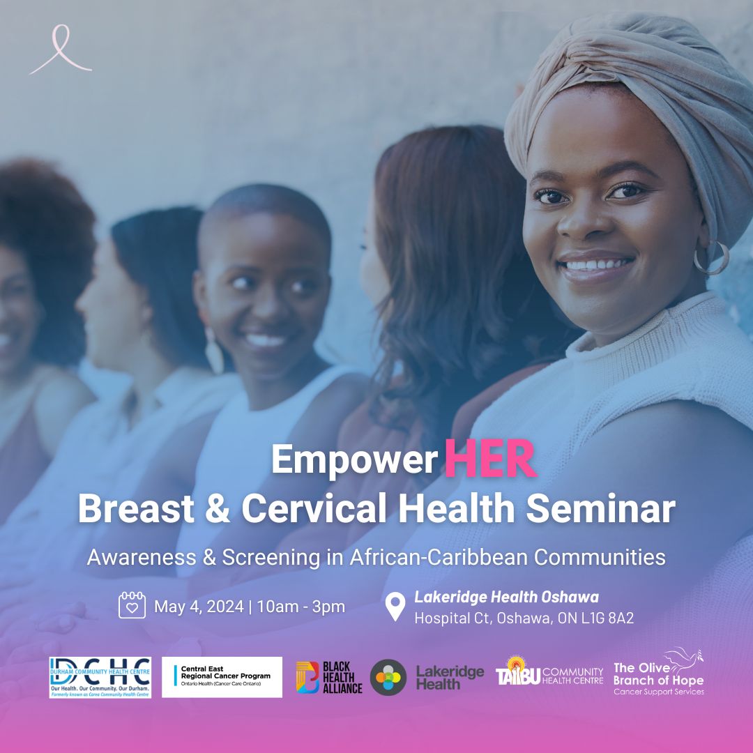 The EmpowerHER Breast & Cervical Health seminar will focus on culturally relevant information about breast and cervical cancer and include on-site #cancerscreening in a safe and inclusive space for African-Caribbean community members. Details:bit.ly/4aJFUlx