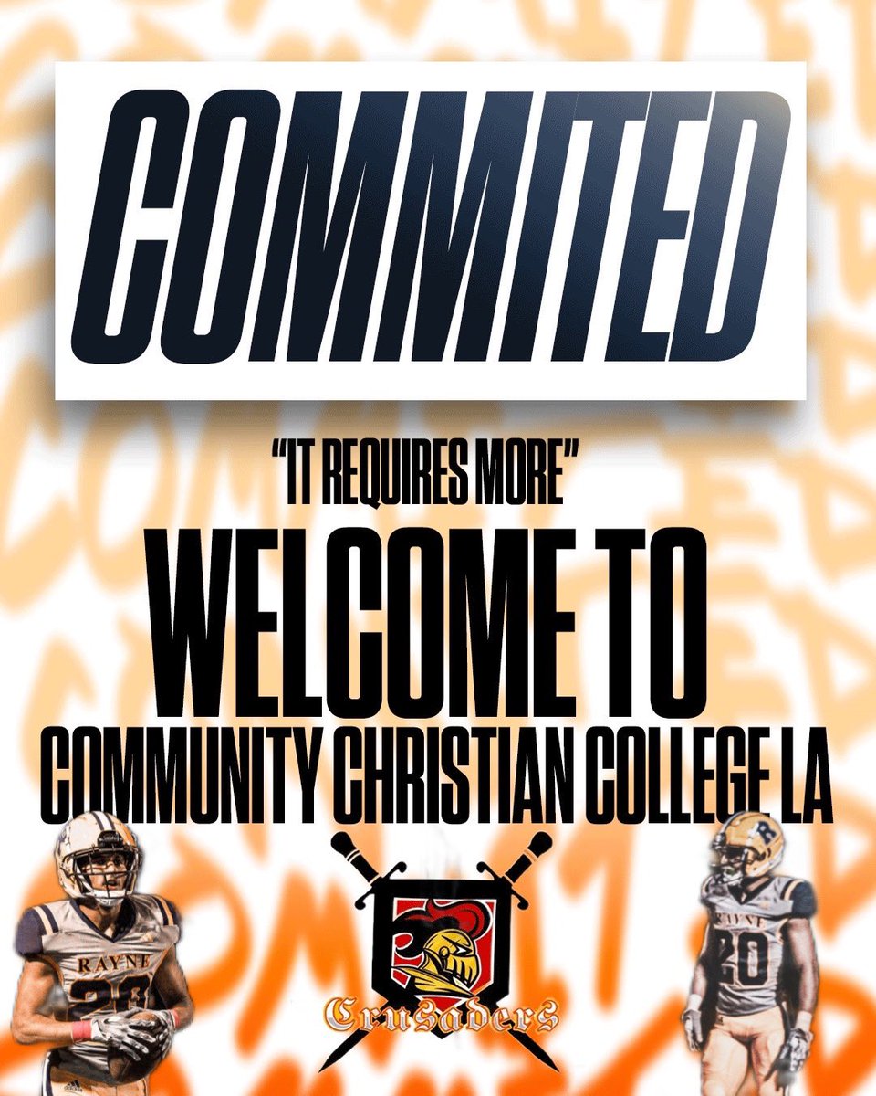 After Great Conversions With <a href="/_CoachLou_/">Djuan Louviere (Coach Lou) 🇭🇹🏴‍☠️</a> I am blessed to announce I will be committing to Community Christian College <a href="/LouisianaCommu1/">Community Christian College Crusaders</a> <a href="/FbIberia/">Acadiana Area FB Recruiting</a> <a href="/MikeCoppage1/">Mike Coppage</a> <a href="/LSL_Sportsline/">Louisiana Sportsline</a>