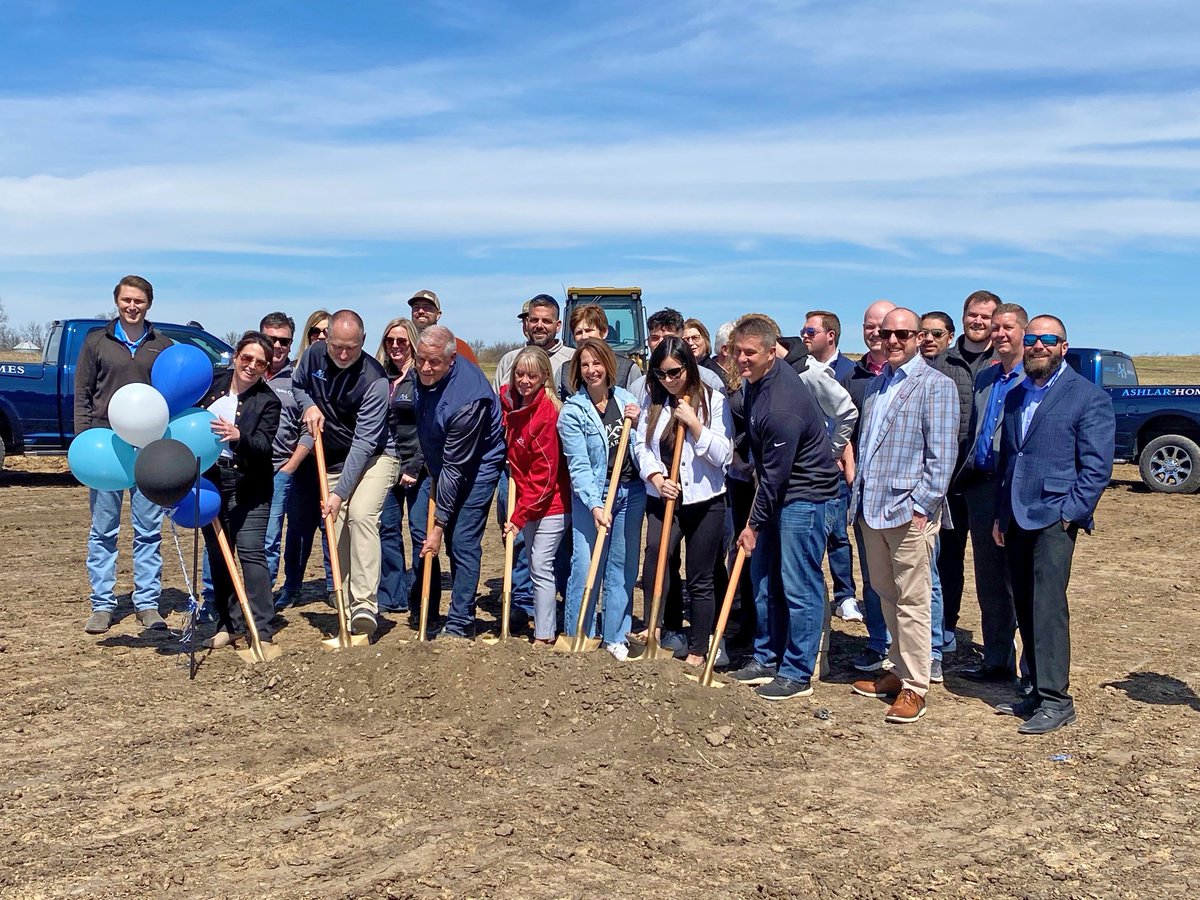 Last Friday, we celebrated the groundbreaking of Ashlar Homes newest housing community, Woodhaven Estates! Located just north of the Central Bank Sporting Complex, lots are available now. Visit their website for more information: ashlarhomeskc.com/communities/wo…