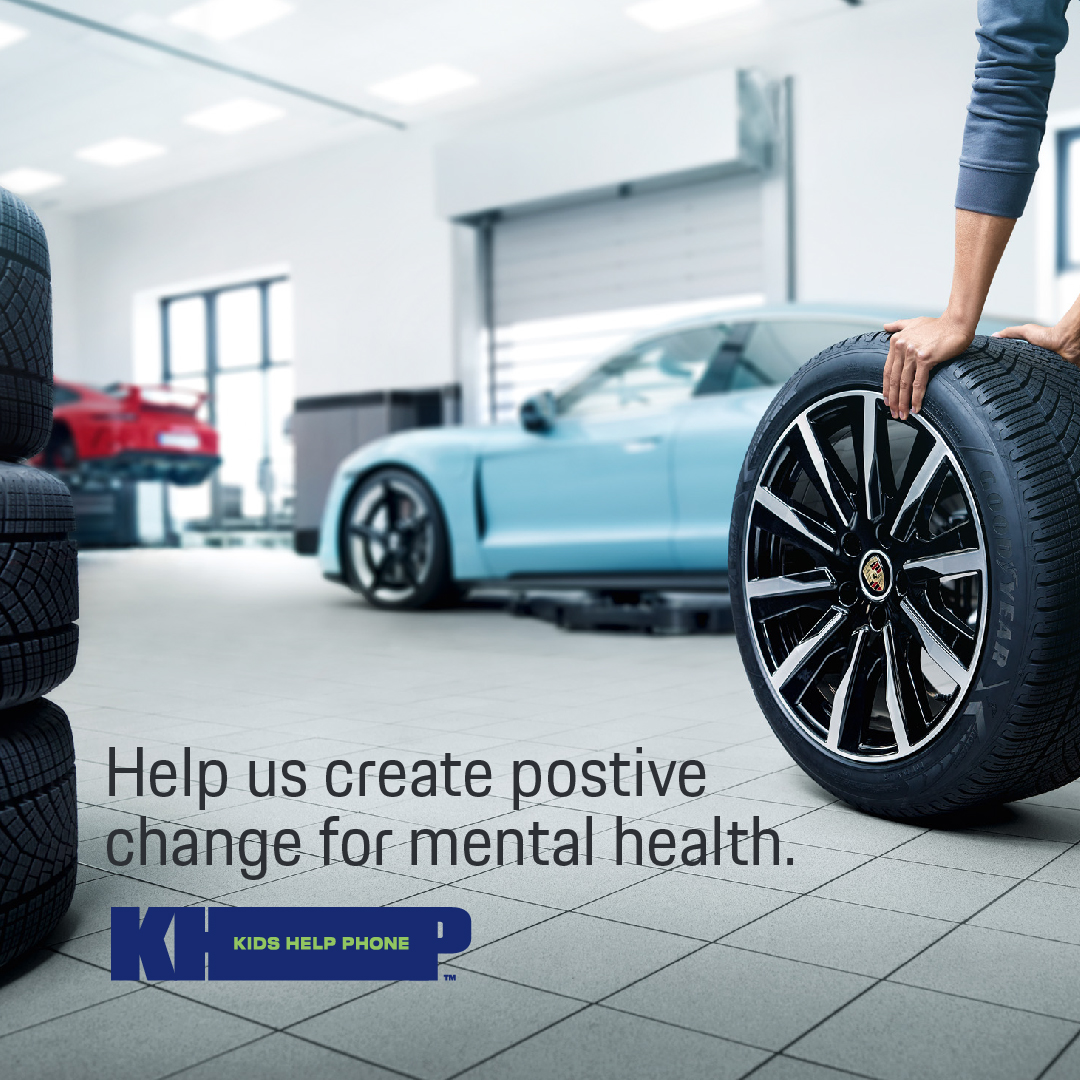 Help us create positive change for mental health!

With every tire change from now until the end of May, we will make a donation to @KidsHelpPhone. 

Book: bit.ly/POH_ServiceApt

#kidshelpphone #whysteeleauto #steeleautogroup #steelegivesback #porscheofhalifax #porschecanada