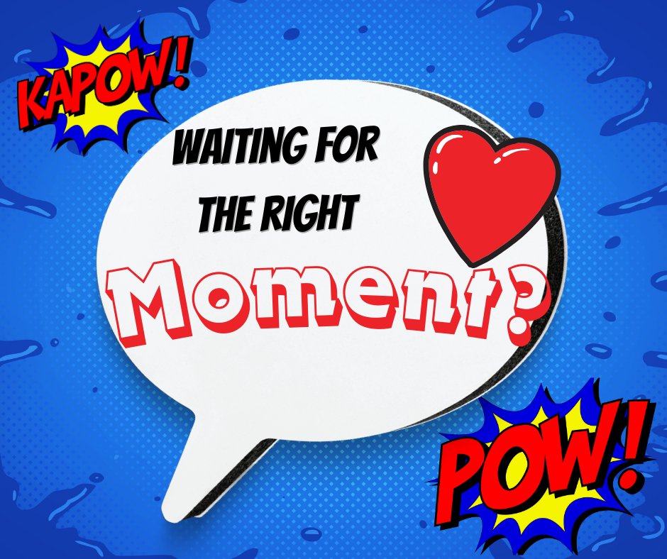 Waiting for 'the right moment' to start your story? Spoiler: It doesn't exist. Every moment is ripe for creation if you decide to make it so. Don't let the myth of perfect timing keep your story untold. #MythOfTheRightMoment #JustStartWriting #brokentoboldness #openupnow