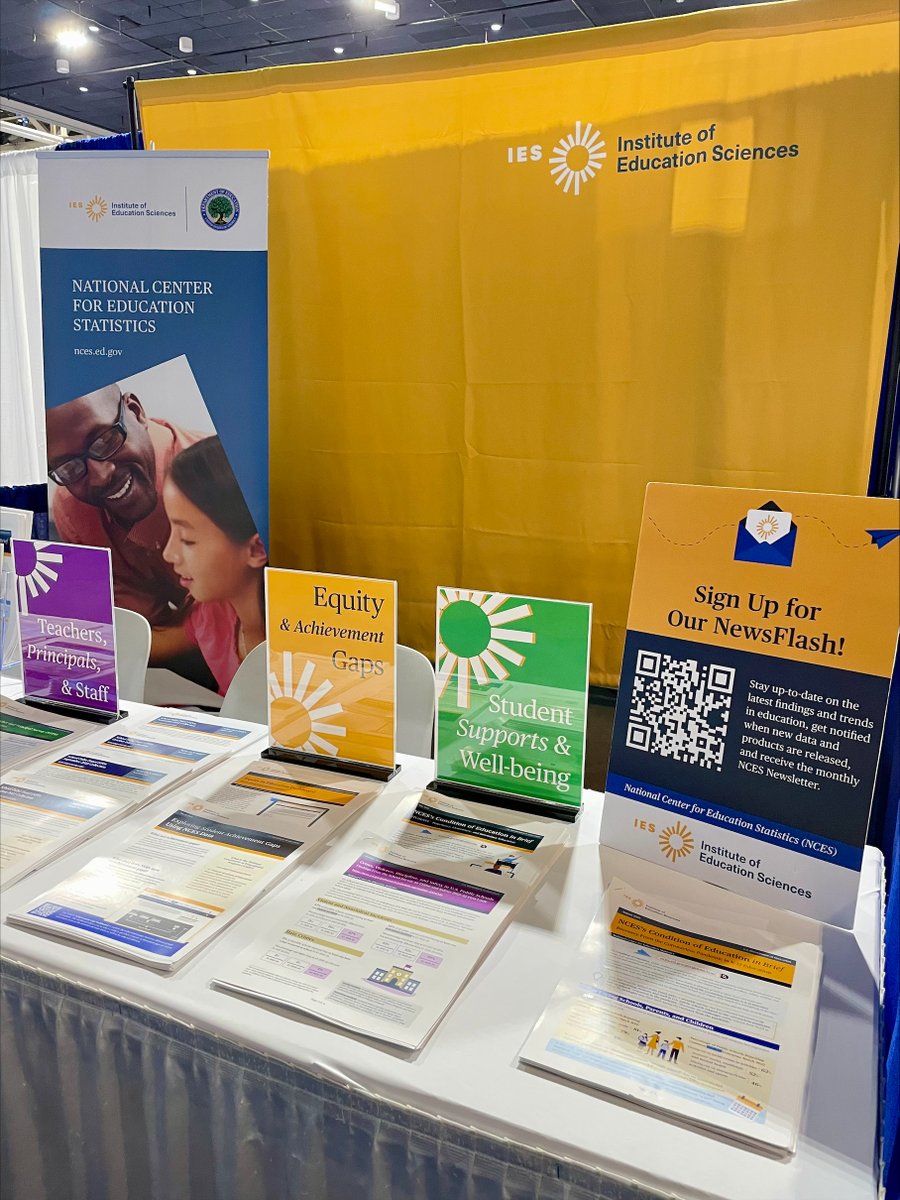 Today is the last day of @NSBAPublicEd’s conference, but there is still time to visit our exhibit booth to grab #K12 #EdData resources and ask us any questions! #NSBA24