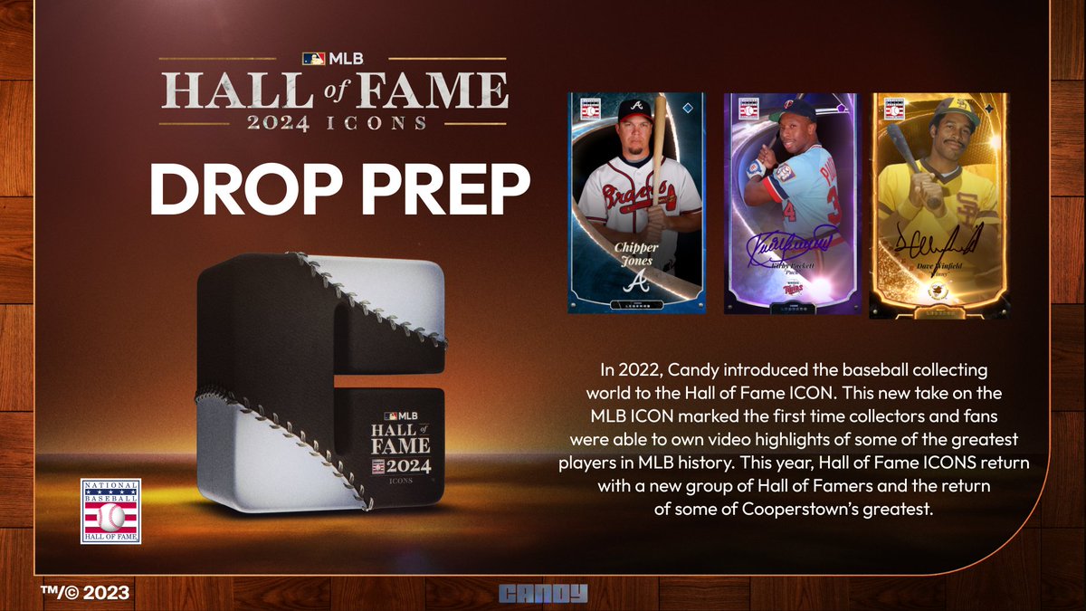 CandyDigital's tweet image. ‼️HALL OF FAME ICONS GIVEAWAY‼️

We're giving away 4️⃣ Standard ICON Packs of Cooperstown's greatest! 🐐

Just FOLLOW @CandyDigital and @baseballhall and REPOST!

Good luck! Winners announced 4/12!