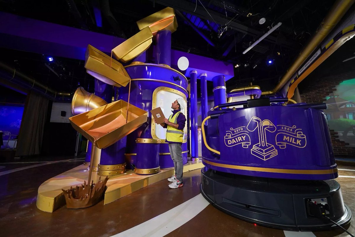 marshallpumps's tweet photo. @CadburyWorld
has now opened their new indoor, trackless ride 'Cadbury Chocolate Quest' as part of a wider £8 million investment.  Pumps from
@marshallpumps
have been installed as part of the refurbishment. https://t.co/YJnanvFstG