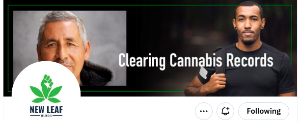 _IEJF's tweet photo. New Leaf Illinois, the state of Illinois funded cannabis expungement network, is now on Twitter!
Follow the program to get the latest news about expungement resources and events for people in your community.
https://t.co/OUuOAYpfGR https://t.co/U3jt3E68Ro