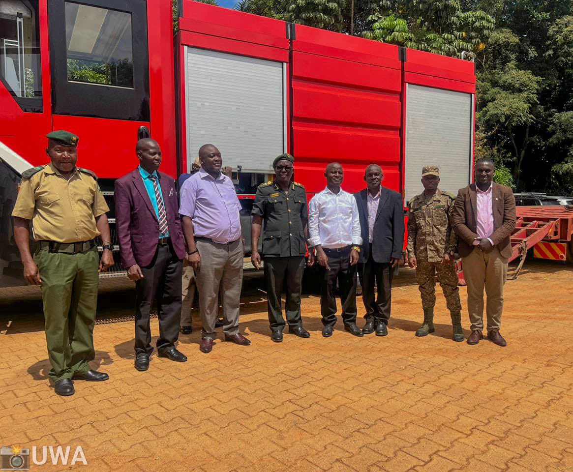 UWA HAS RECEIVED 2 TRUCKS FROM IFPA-CD PROJECT Today, April 8, Uganda Wildlife Authority received the firefighting truck from Joh Achelis. Last week we also received a tipper truck from Victoria Motors as part of the World Bank IFPA-CD project. #ConservingForGenerations 1/4