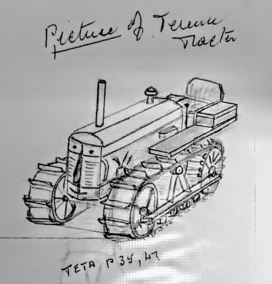 Awdry's original sketch of Terence might just be the cutest thing ever 🥺🧡🧡