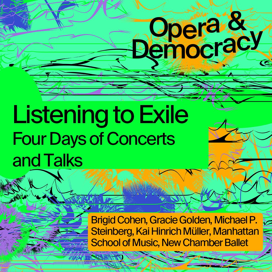 Join us for 4 days of conversations & concerts on “Opera & Democracy” in New York co-hosted by @1014nyc, @ACFNY, @GI_NewYork, & @lbinyc! #ThomasMann Fellow Kai Hinirch Müller will be joined by numerous renowned musicians, dancers & academics! Learn more 👉 vatmh.org/en/eventreader…