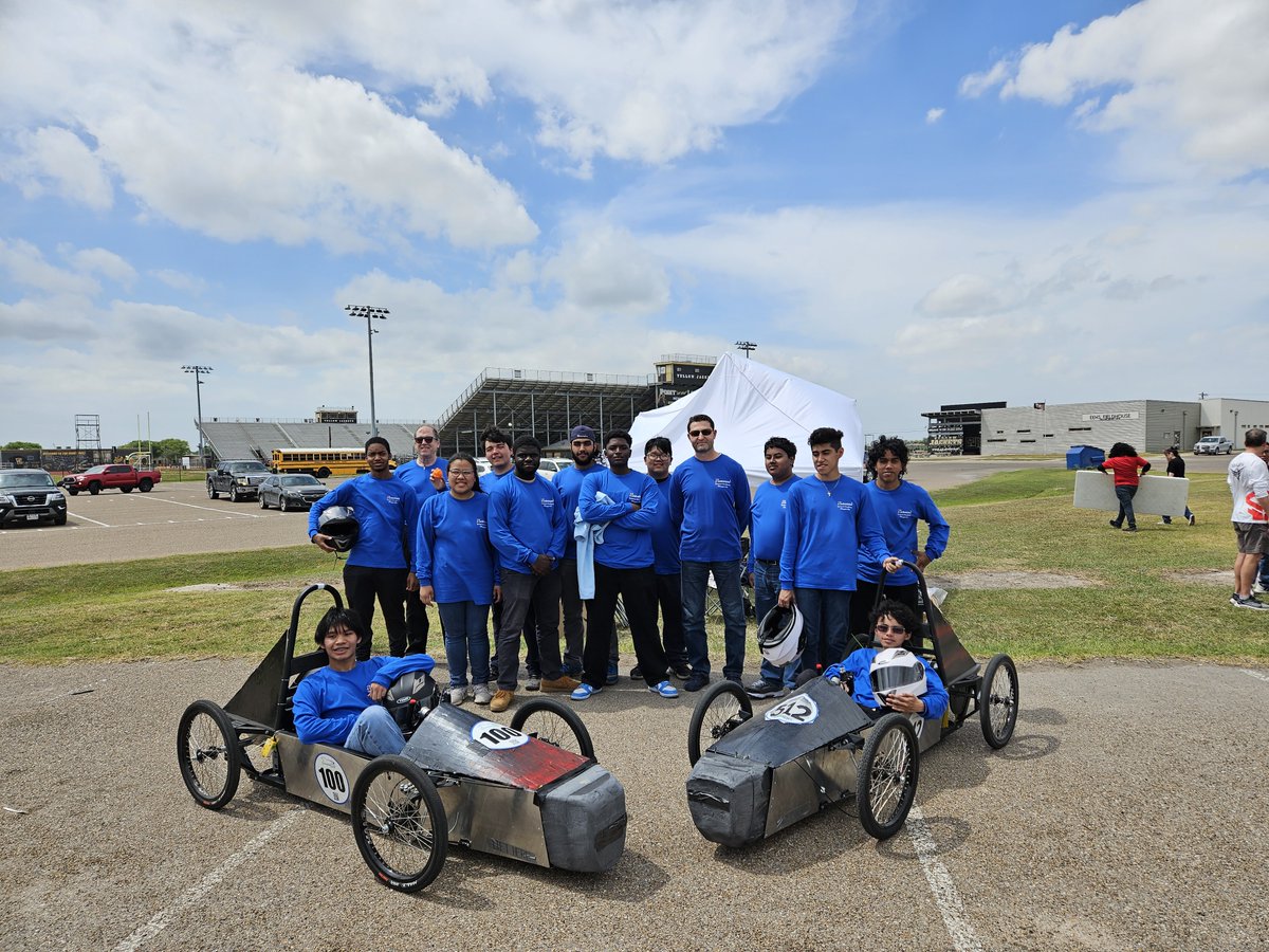 HarmonyEdu's tweet photo. Harmony Science Academy-Pflugerville Electric Car Club participated in the South Texas F24 Showcase Competition in Edinburg!

They won 🥇  in the stock category and an impressive 4th place in the advanced stock category. https://t.co/dUkSSP73ti