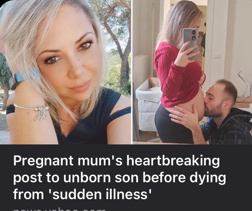I just reported on a 29-year-old fully vaccinated mom in the news dying suddenly leaving her baby behind. And now this pregnant mother. I can hardly keep up. Article posted below. 👇 Rest in peace. #Pfizer