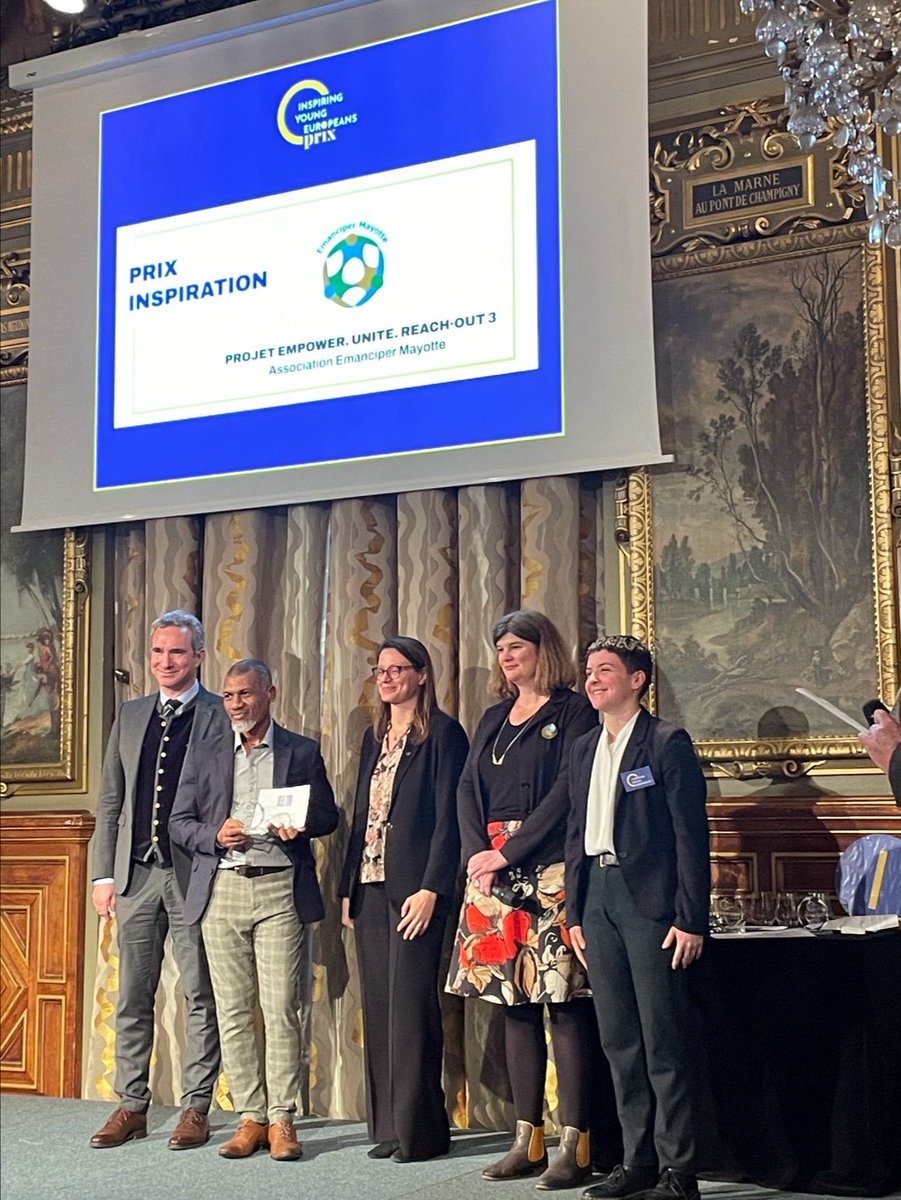 Célébrer l'engagement européen de la jeunesse ! 🏆 C'est l'objectif du prix #InspiringYoungEuropeans (@inspiring_eu) 2023 dont la cérémonie a eu lieu mardi 2 Avril dernier dans les salons de l'Hôtel de ville de Paris ! Lire l'article sur notre site 👉 europe-en-france.gouv.fr/fr/articles/re…