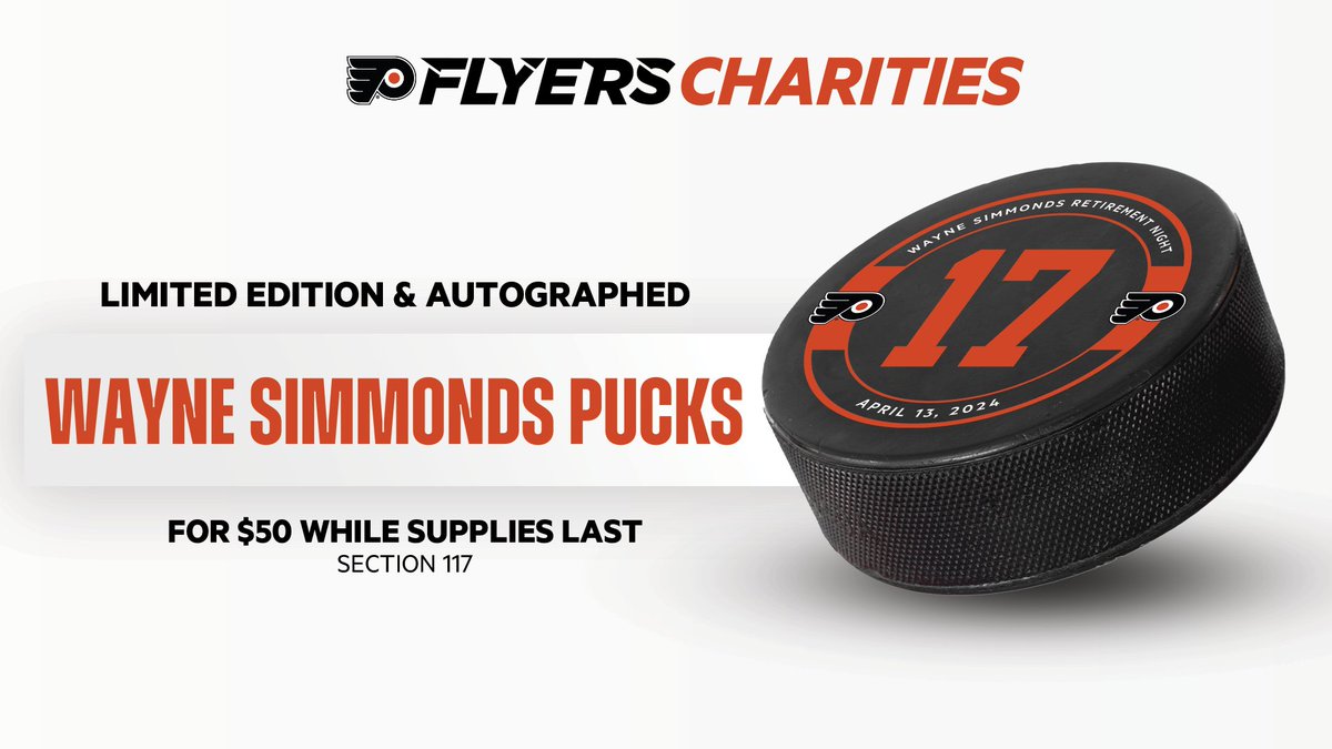 It is no mystery! Wayne Simmonds signed these limited-edition pucks! 🖊️🖊️ Get yours in section 117 at today's game! Inventory is limited.