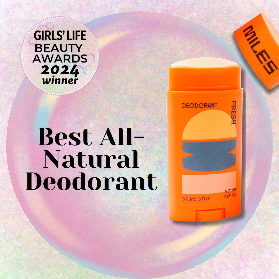 Booked ‘n’ busy babes get it: When your week is packed with plans—from cross-country practice to gym class to pop quizzes—you need a fresh, fab, aluminum-free deodorant that *works*. 💖 WIN our Beauty Awards curated collection here! 💖 girlslife.com/free-stuff/5316