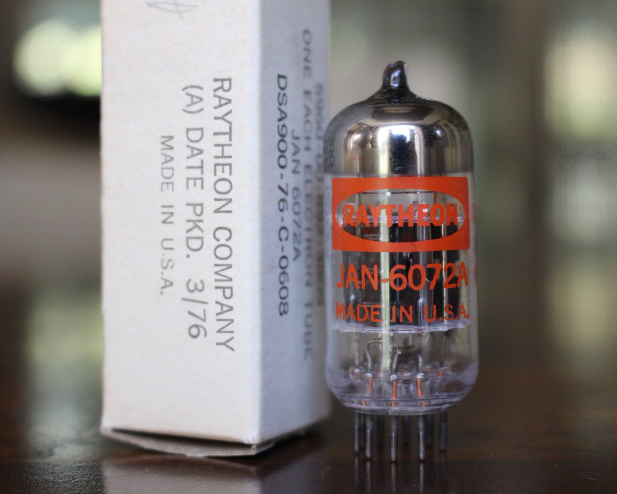 VTubeAudio's tweet image. Raytheon 6072A NOS NIB Single &amp;lt;&amp;lt; available here &amp;gt;&amp;gt; rvrb.io/1976-6072a-7kp…