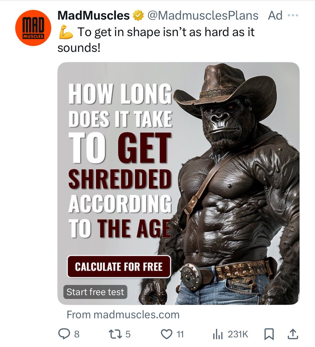 AdamP_E's tweet photo. Usually hate the ads I get on twitter but this monkey goes hard: https://t.co/PWmaqlspcD