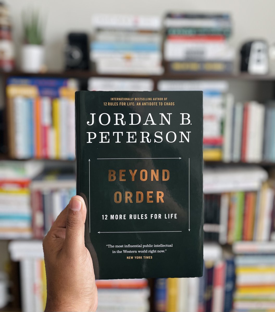 “Beyond Order by Dr. Jordan B. Peterson” In this book, Dr. Peterson offers further guidance and perspective with 12 more rules on how to navigate the complexities of modern life. Very insightful and full of practical, actionable advice and wisdom. 10 lessons from the book 🧵