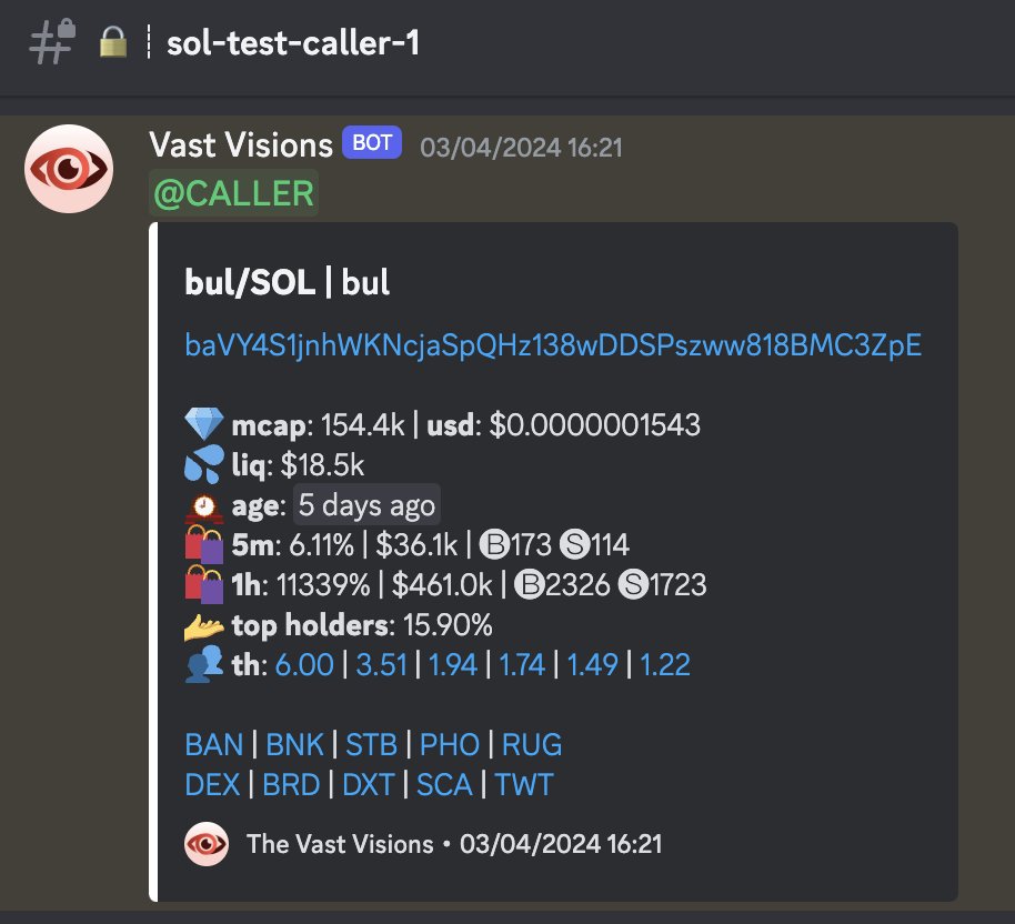 143x on $bul 💤 10 winning calls back to back in the past 48 hours... Testing is going pretty well.