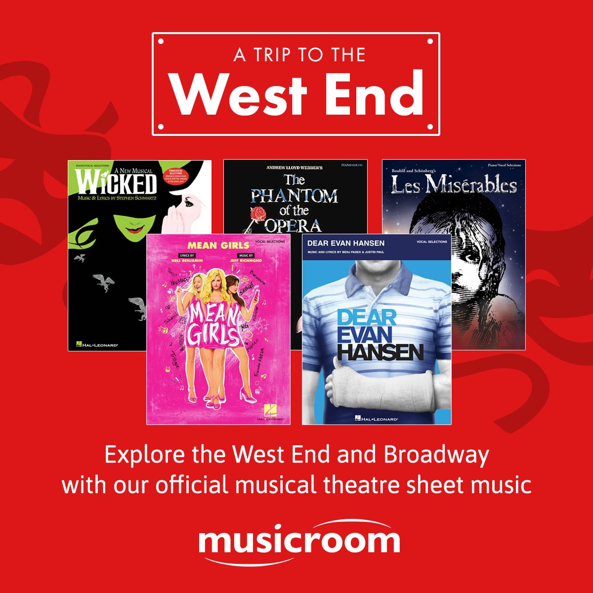 Immerse yourself in the fabulous world of musical theatre with our top-tier selection of sheet music and songbooks from your favourite musicals like @WICKED_Musical, @DearEvanHansen, @TheLionKing, and many, many more! Check out the selection ➡️ musicroom.com/musical-theatre