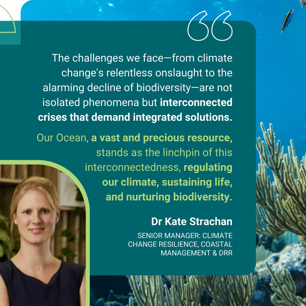 ICLEI Africa (@icleiafrica) on Twitter photo ποΈ Cities with the ocean π
The ocean is not only the cradle of life, it holds the keys to an equitable and sustainable future. See what Dr <a href="/KateLStrachan/">Kate Leigh Strachan</a> has to say at the <a href="/UNOceanDecade/">UN Ocean Decade</a> Conference satellite event #ForNature
#OceanDecade24 πͺΈ #OceanDecade π± #CitiesWithNature ποΈ Cities with the ocean π
The ocean is not only the cradle of life, it holds the keys to an equitable and sustainable future. See what Dr <a href="/KateLStrachan/">Kate Leigh Strachan</a> has to say at the <a href="/UNOceanDecade/">UN Ocean Decade</a> Conference satellite event #ForNature
#OceanDecade24 πͺΈ #OceanDecade π± #CitiesWithNature