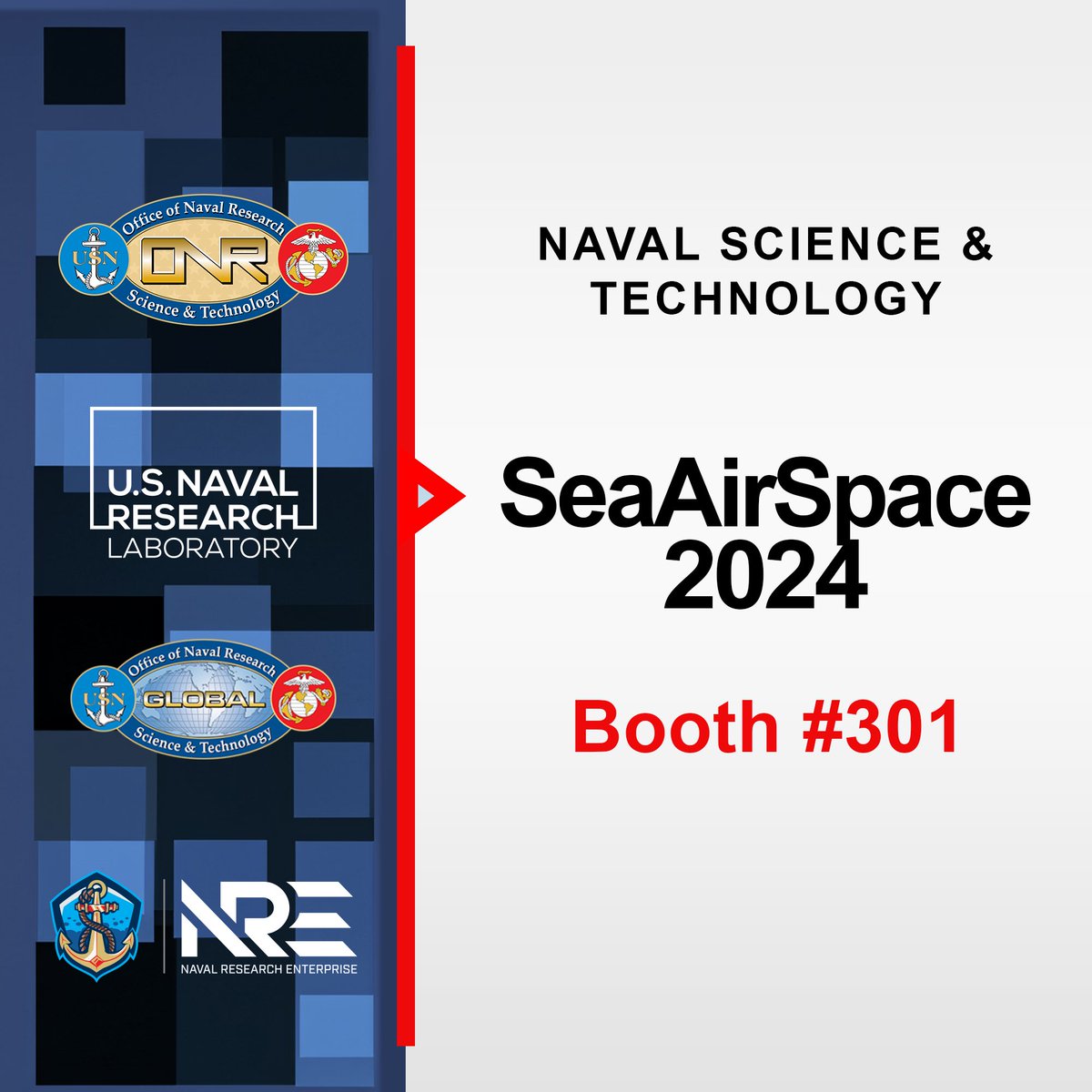 We’re here at @SeaAirSpace at Booth #301! Follow the action… 🧵
#SAS2024