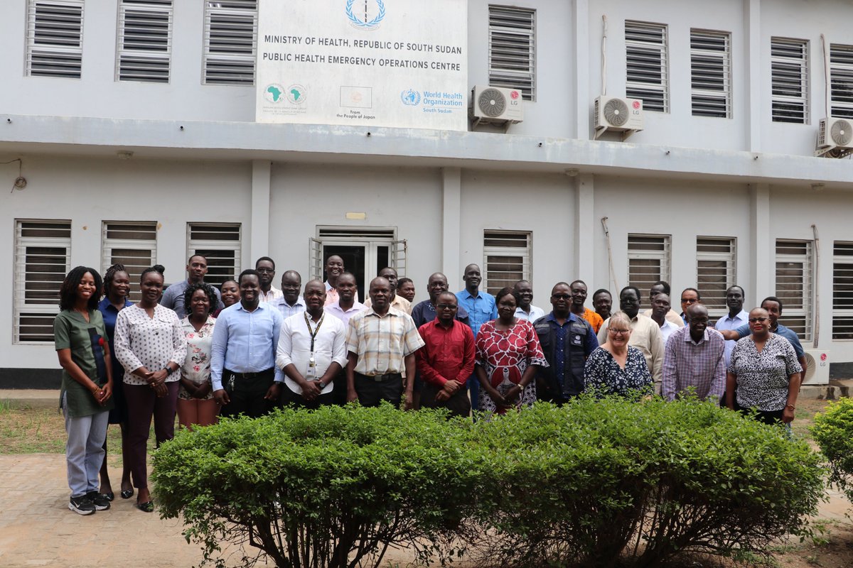 Thanks to the incredible support from @WHOAFRO, @MoHSouthSudan, @WHOSouthSudan & partners conducted a multi-stakeholder Joint External Evaluation (JEE) Country’s Self-Assessment TOT Workshop for 47 technical experts to adequately prepare for the upcoming Country’s 2nd JEE.
