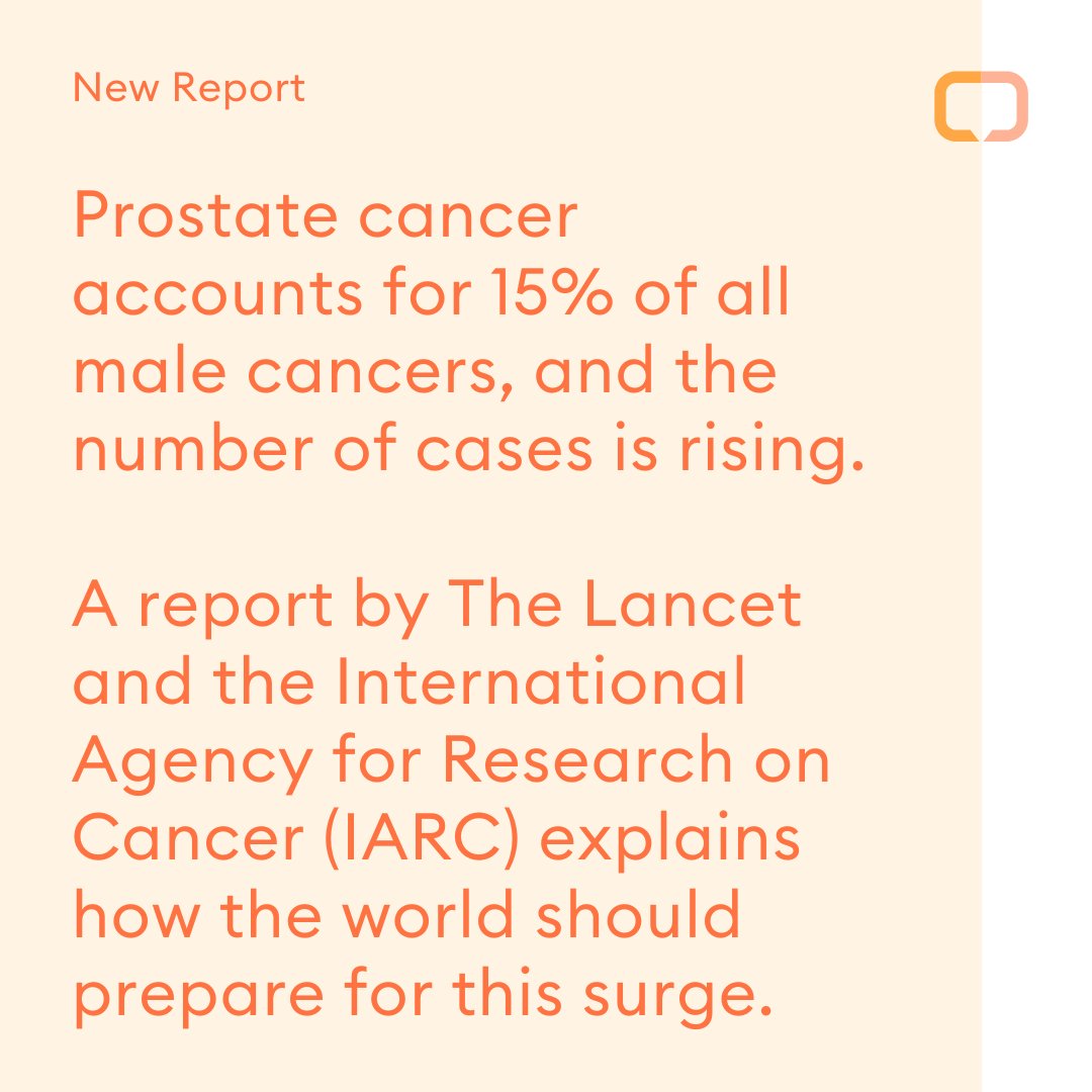 Prostate cancer is the most common cancer in men in over 100 countries, and the global burden of the disease is set to more than double by 2040. 

A report by <a href="/TheLancet/">The Lancet</a> and <a href="/IARCWHO/">IARC</a> explains how the world should prepare for this surge.

Read more now.
bit.ly/4cQ1eaU