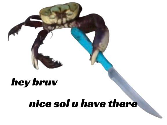 Crabwifknife @SOL tweet media