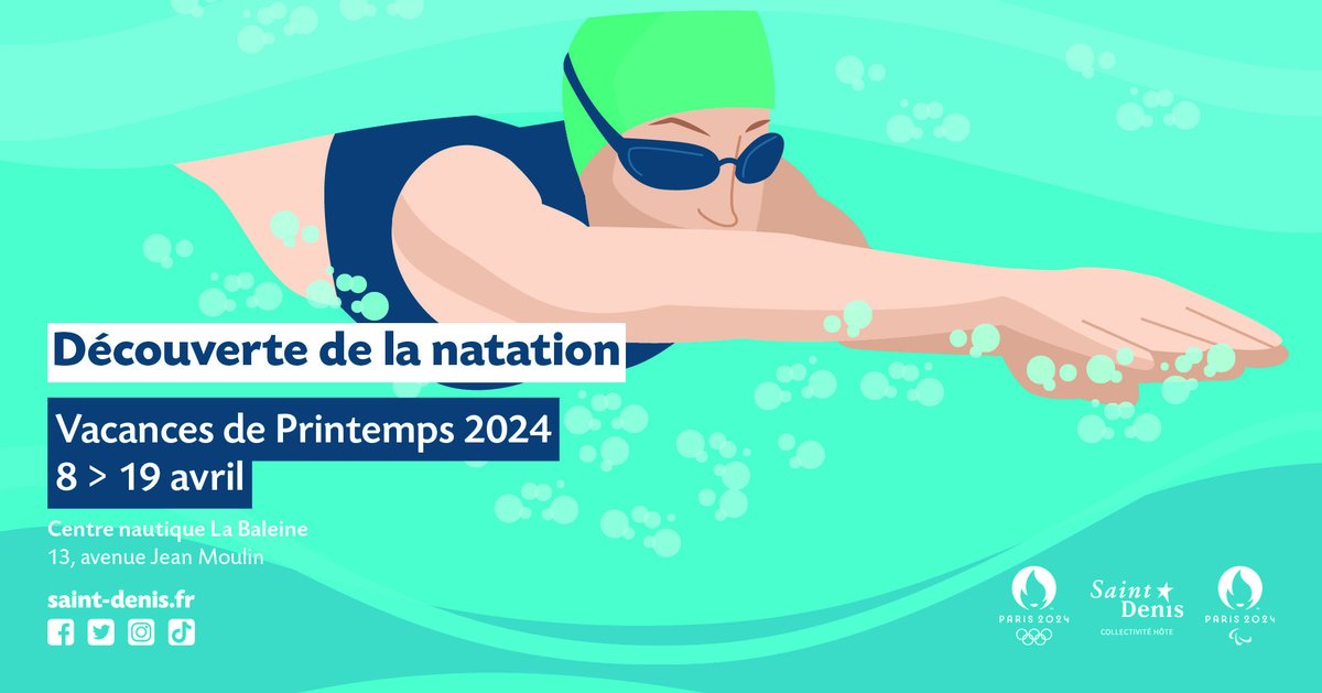 STAGES DE NATATION | Et si vous profitiez des vacances de printemps pour vous initier à la natation ? 🏊‍♂️ ⚠ Les inscriptions sont ouvertes jusqu'au vendredi 12 avril 👉 Plus d'infos : swll.to/BYB1v