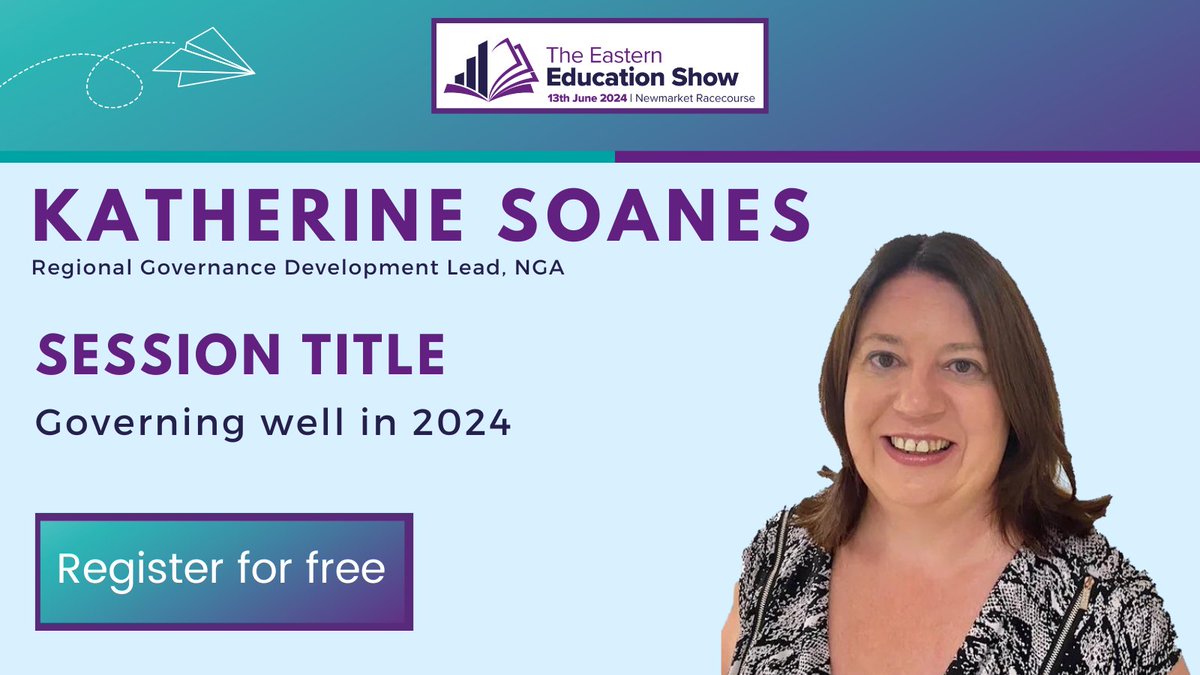 Meet the speaker: Katherine Soanes will be speaking at the #EasternEdShow She will be discussing 'Governing well in 2024' Join her and many of your industry colleagues at the #RegionalEdShows Register: rfg.circdata.com/publish/EES24/