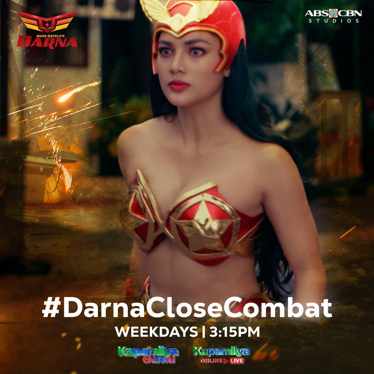 It’s Borgo versus Darna! Handa ka na ba sa magiging bakbakan nila?🔥 #DarnaCloseCombat ngayong hapon sa Mars Ravelo’s #Darna | 3:15PM sa Kapamilya Channel, Kapamilya Online Live at A2Z!✨ #JRBCreativeProd