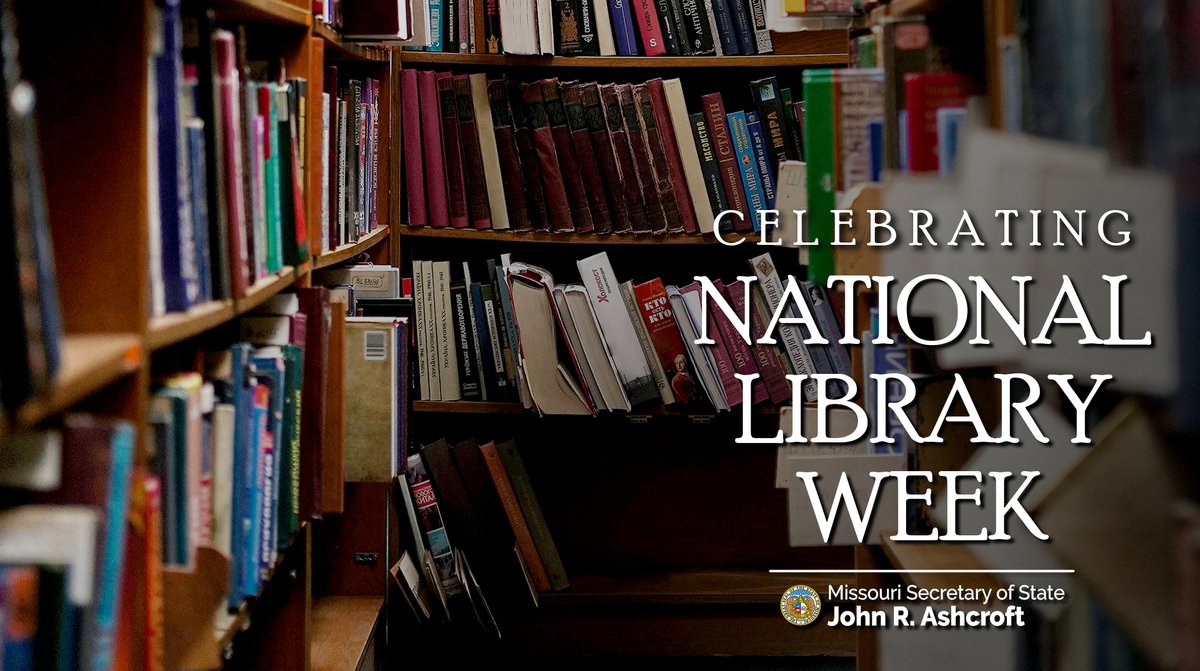 To celebrate National Library Week we invite you to explore and connect with the many services the Missouri State Library offers. sos.mo.gov/library #moleg